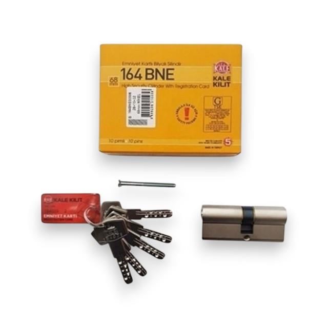 Kale Kilit 164BNE Bilyalı Barel Saten 68mm 