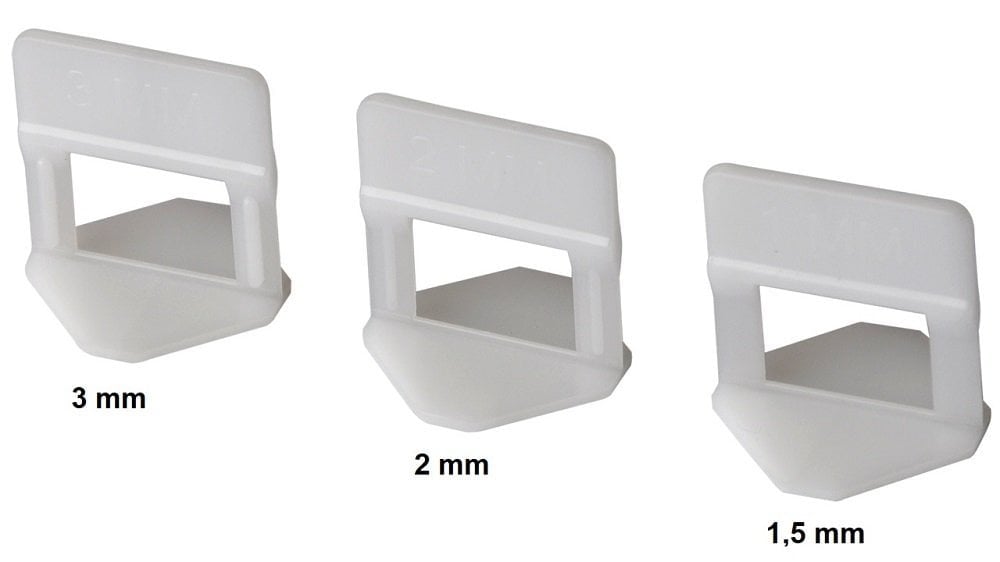 KRİSTAL Fayans - Seramik Seviye Klipsi 3.0 mm (250'li Paket)