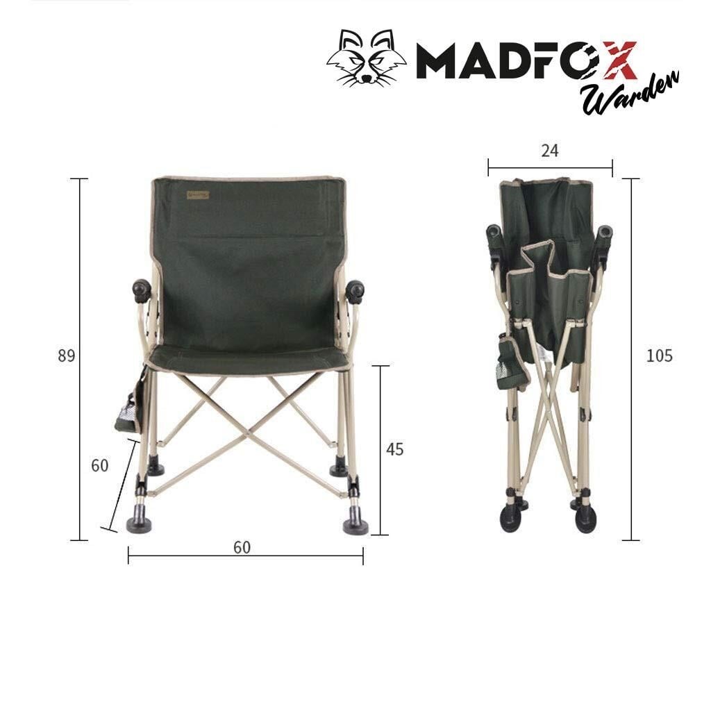 MADFOX WARDEN Katlanır Kamp Sandalyesi (Yeşil)