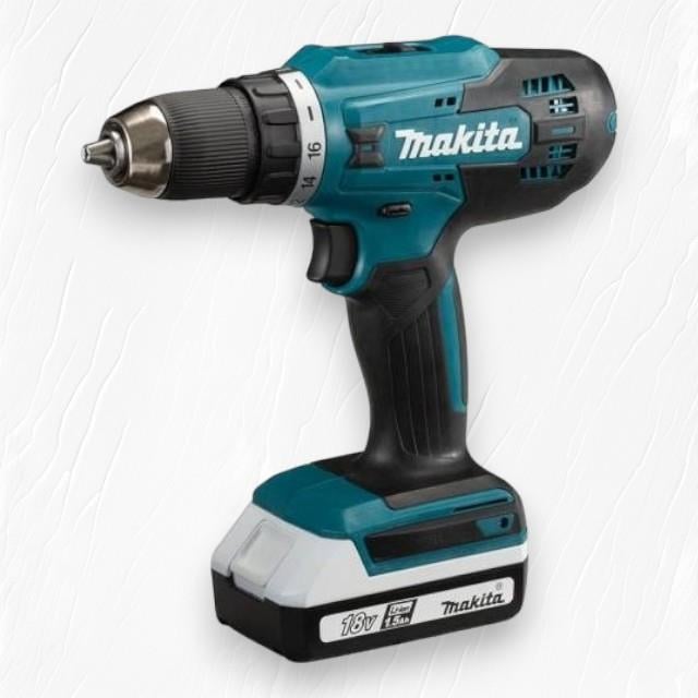 Makita Darbesiz Matkap Vidalama DF488D002 18V 1,5AH Çift Akülü 