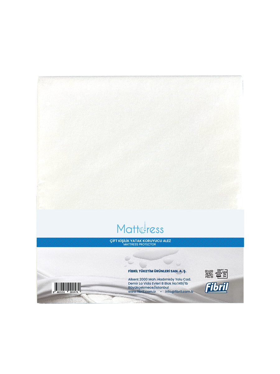 Mattdress Çift Kişilik Lastikli Pamuklu Alez 160x200cm 