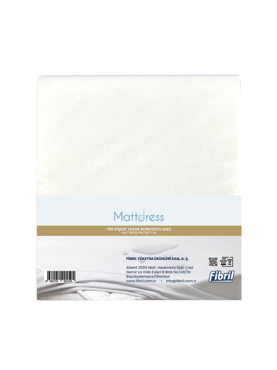 Mattdress Tek Kişilik Lastikli Pamuklu Alez 100x200cm 
