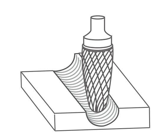 NEXON F Tipi 3 mm Elmas - Karbür Kalıpçı Freze Ucu (Dremel Uyumlu)