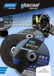 NORTON 115x6.4 mm VULCAN Taşlama Taşı