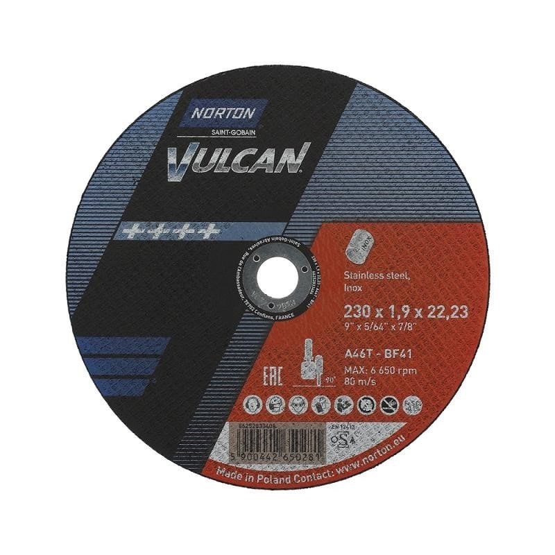 NORTON 230x1.9 mm Inox Kesme Taşı (Vulcan)