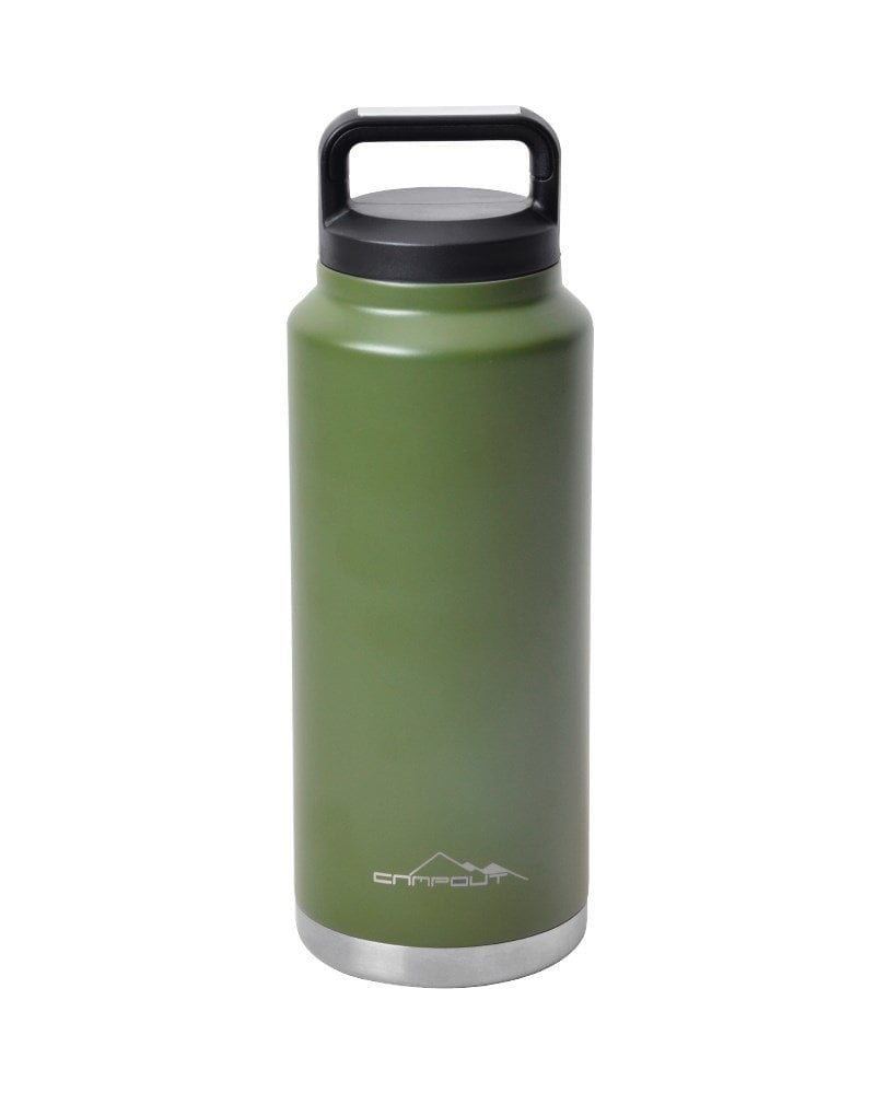 NURGAZ Campout Çift Katmanlı Termos Yeşil 1000 ml (NG 163)