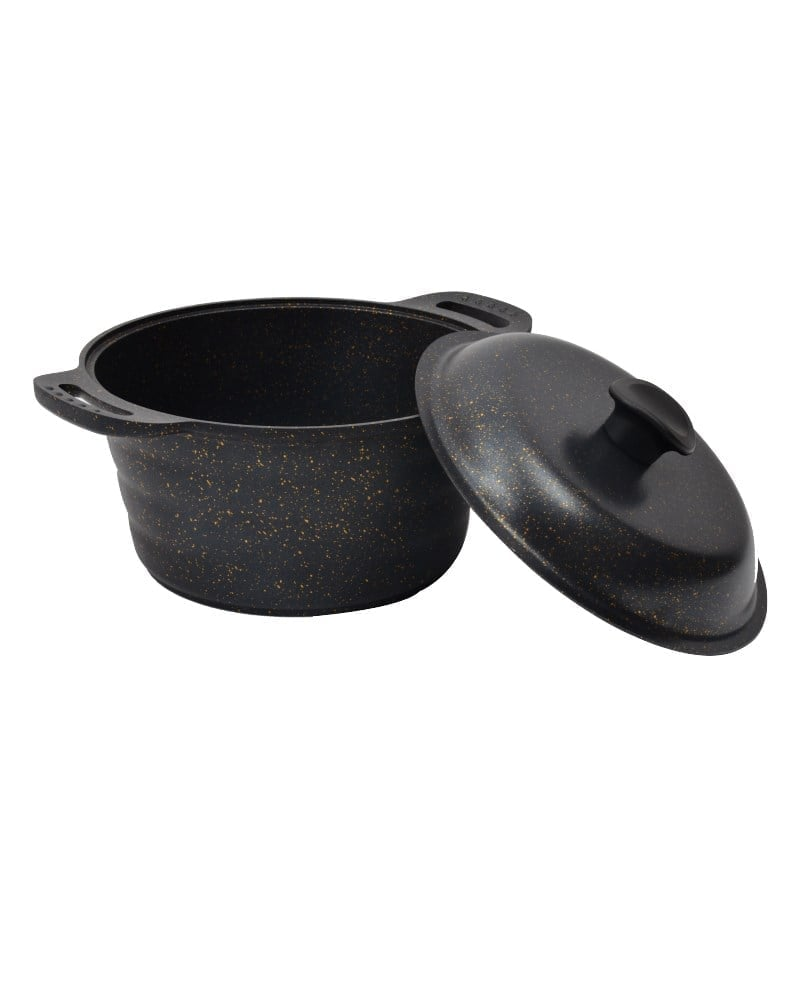 NURGAZ Granit Döküm Kamp Tenceresi 24 cm