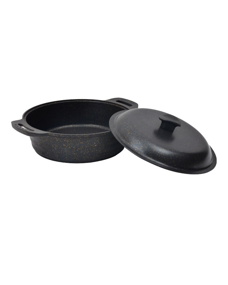 NURGAZ Granit Döküm Kamp Tenceresi 28 cm