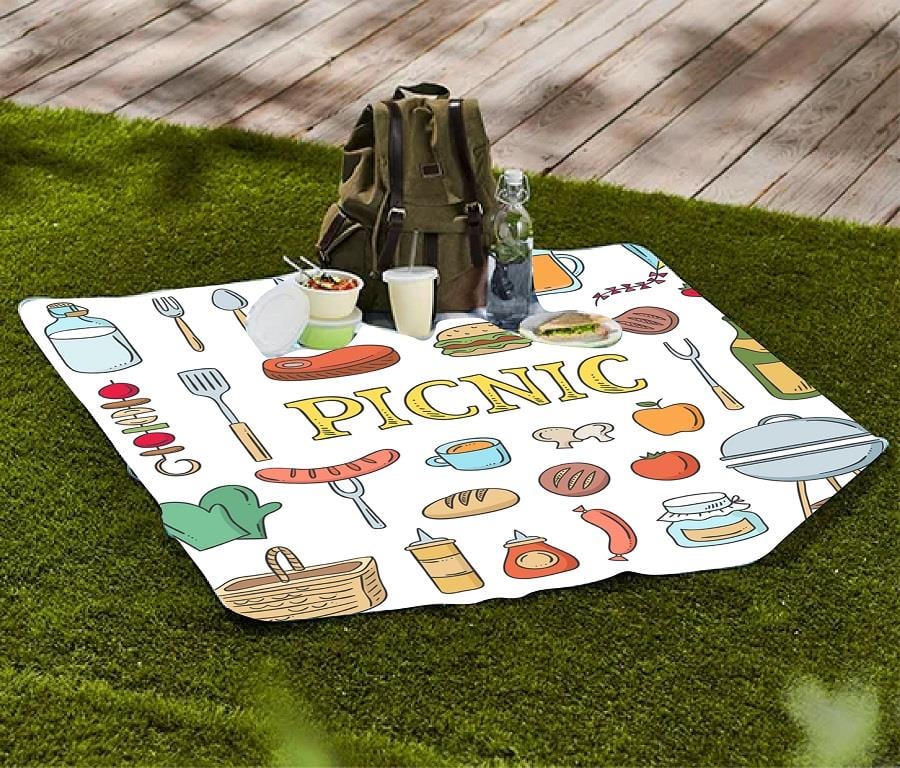 Outdress Piknik Örtüsü 150x150cm Beyaz