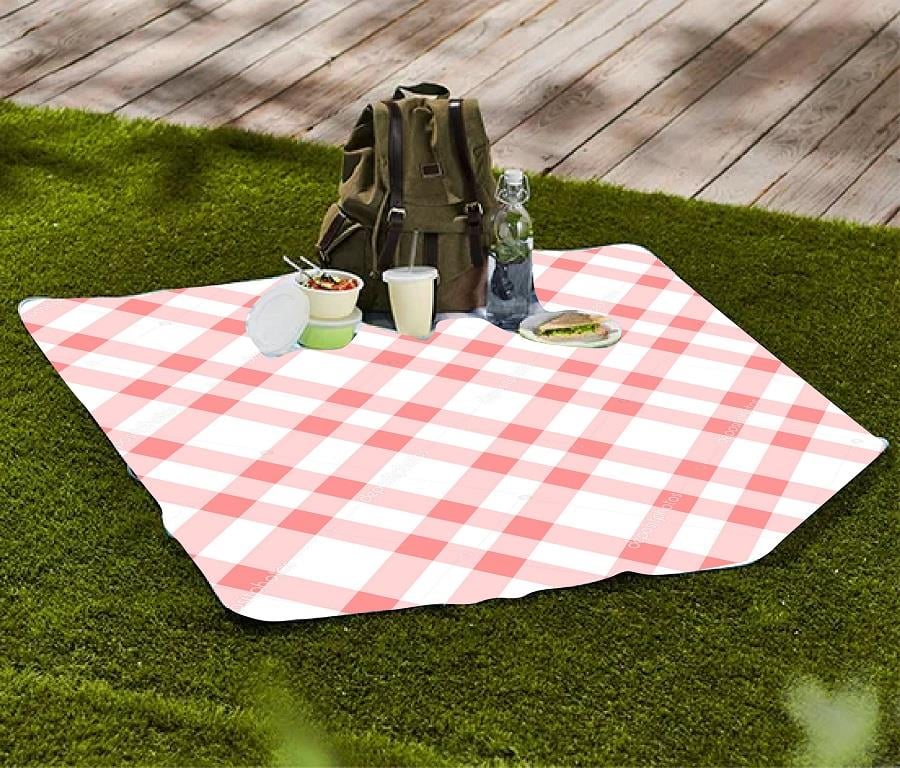 Outdress Piknik Örtüsü 150x150cm Pembe