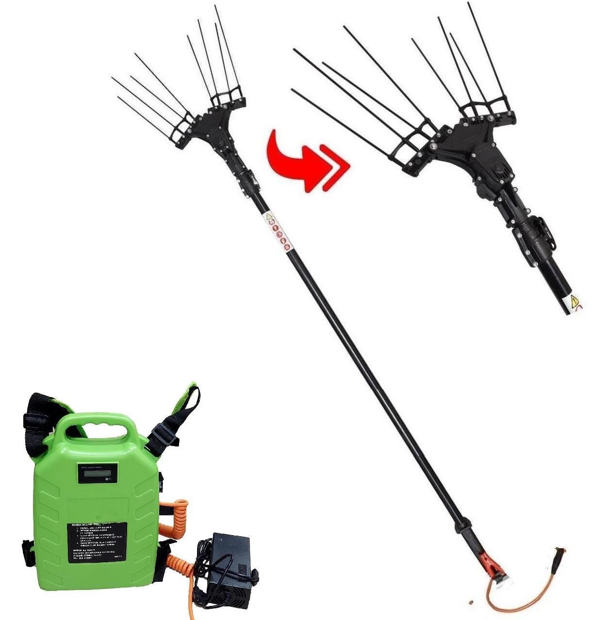 Pars Olive Sırt Akülü Zeytin Silkeleme Hasat Makinası 24 Volt