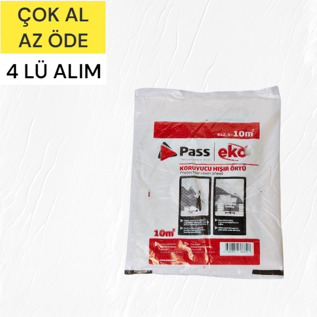 PASS Koruyucu Hışır Örtü 10m2 4'lü Paket