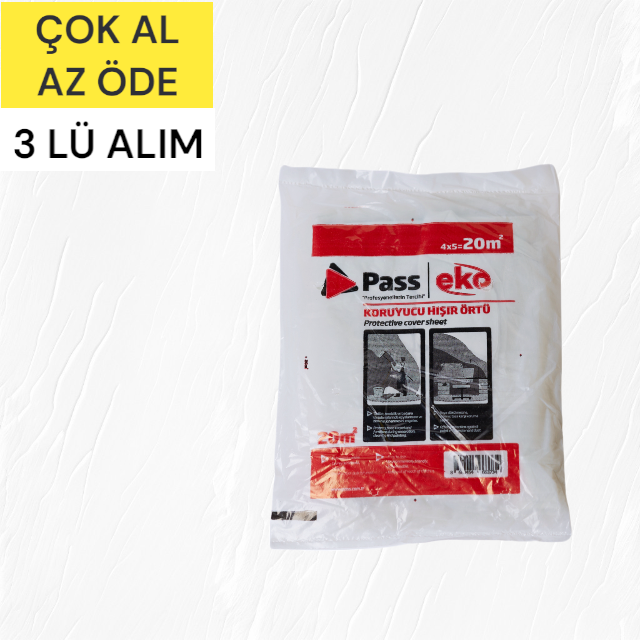 PASS Koruyucu Hışır Örtü 20m2 3'lü Paket