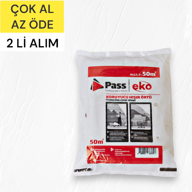 PASS Koruyucu Hışır Örtü 50m2 2'li Paket