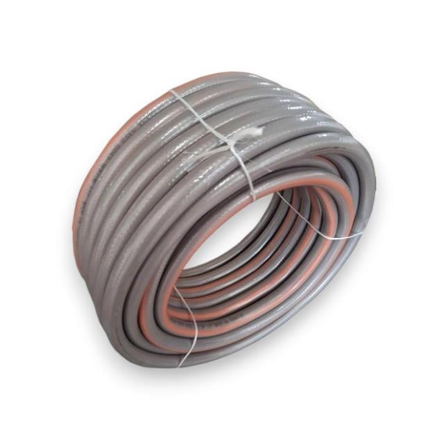 Plahosan 1/2 inç Lüks PVC  Şeffaf Bahçe Hortumu Seti Tabancalı 20 mt  