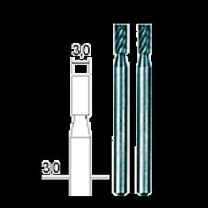 PROXXON 3 mm Freze-Gravür Ucu Silindirik 2'li (28722)