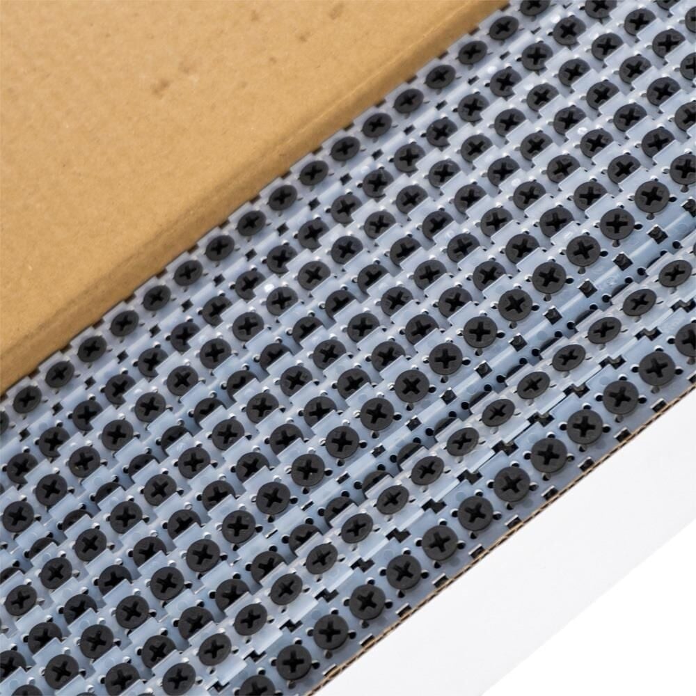 Rox 0342 Plastiğe Dizili Ahşap Şerit Vidası 3.5x25 mm Sivri Uçlu (1000 Adet)
