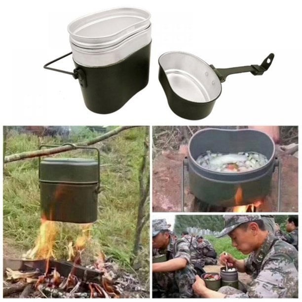 ROX Camping Alüminyum Yemek Pişirme Sefer Tası Seti (153CAMP0145)