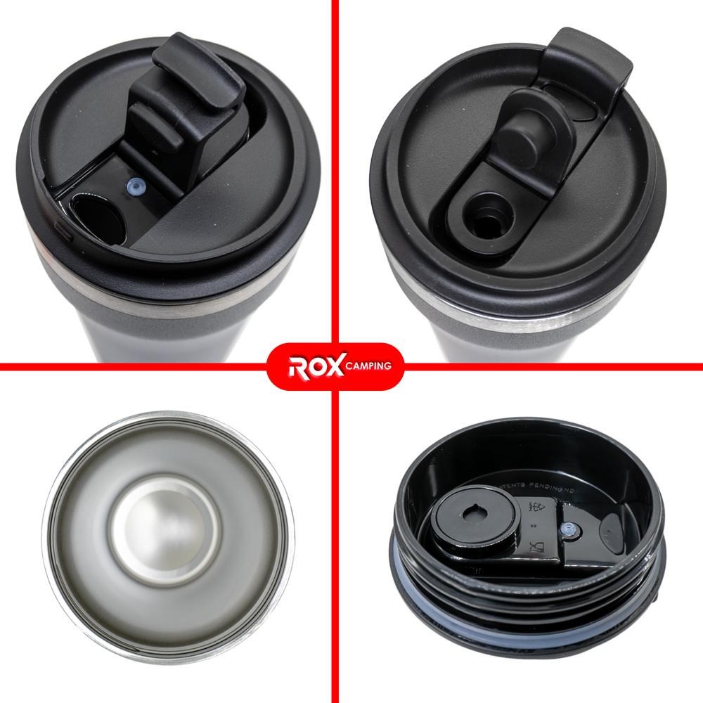 ROX Camping Termos 0.48 Litre - Siyah (153CAMP0190)