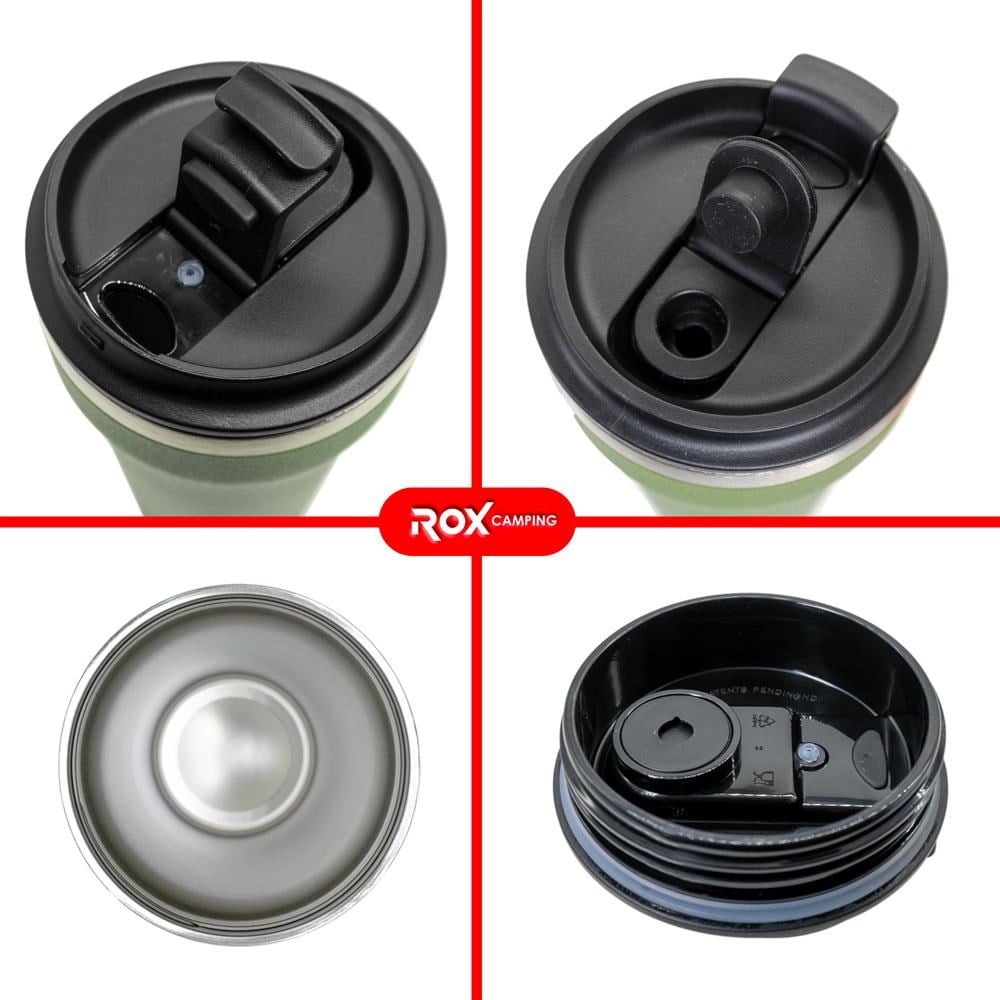 ROX Camping Termos 0.48 Litre - Yeşil (153CAMP0191)
