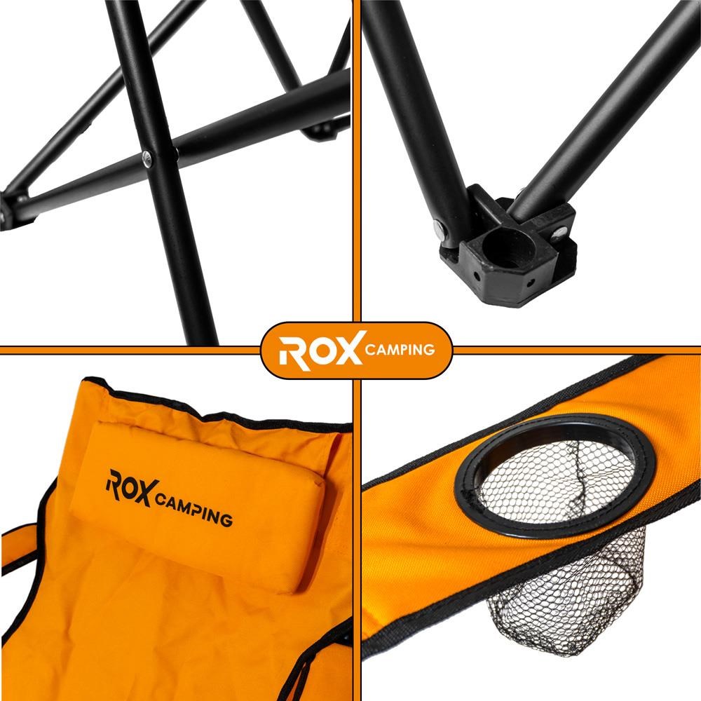 ROX Camping Turuncu Katlanır Kamp Sandalyesi (153CAMP0316)