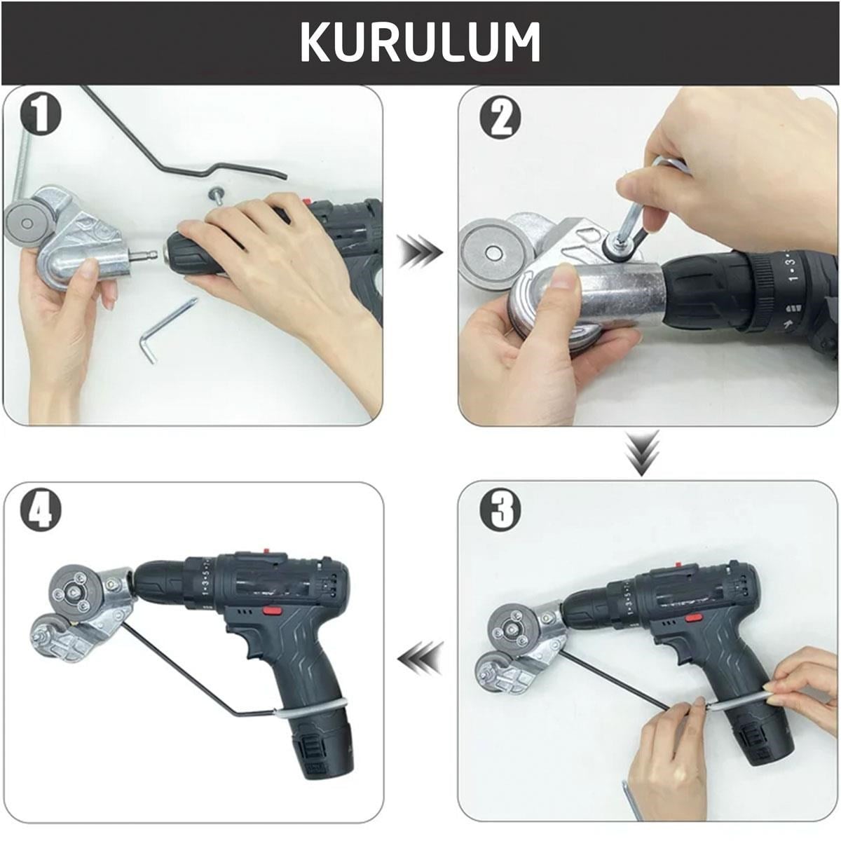 ROX Matkap İçin Metal Plaka ve Sac Kesme Aparatı (153ROX0185)