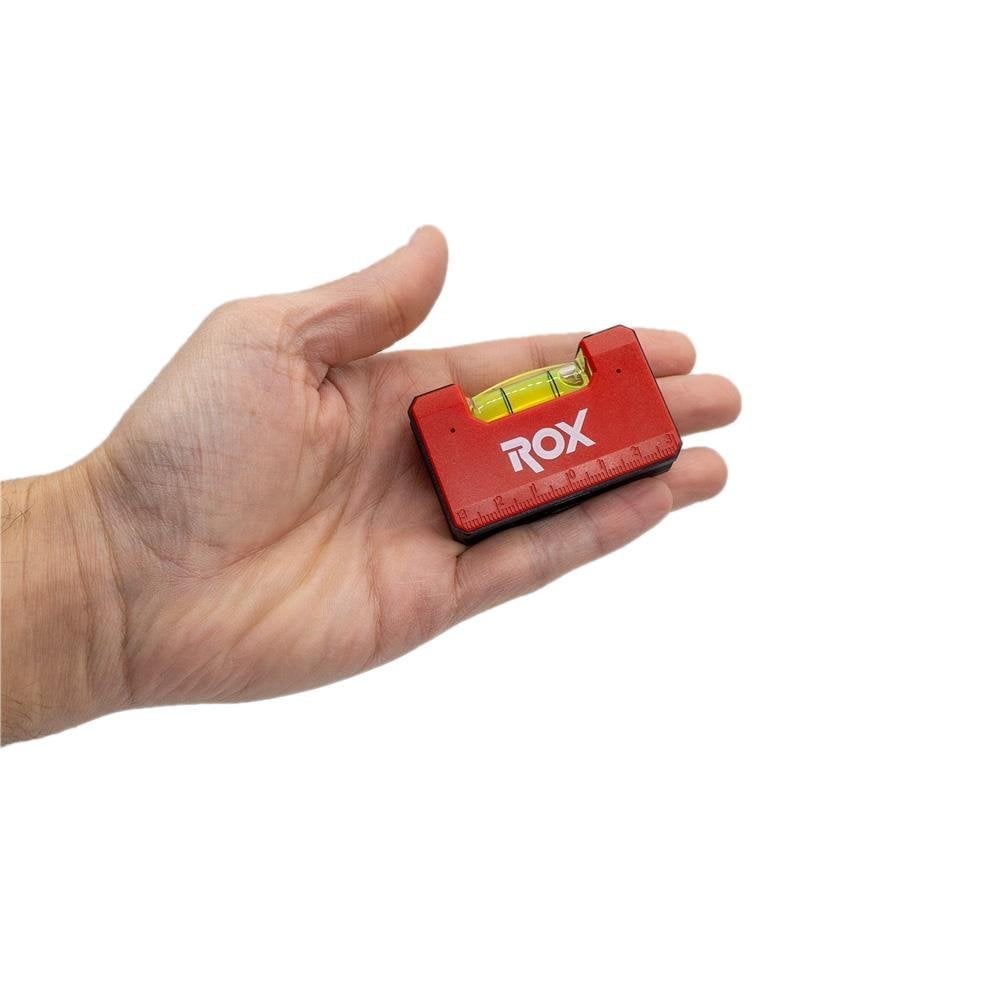 ROX Mıktanıslı Cep Tipi Mini Su Terazisi 65 mm (153ROX0280)