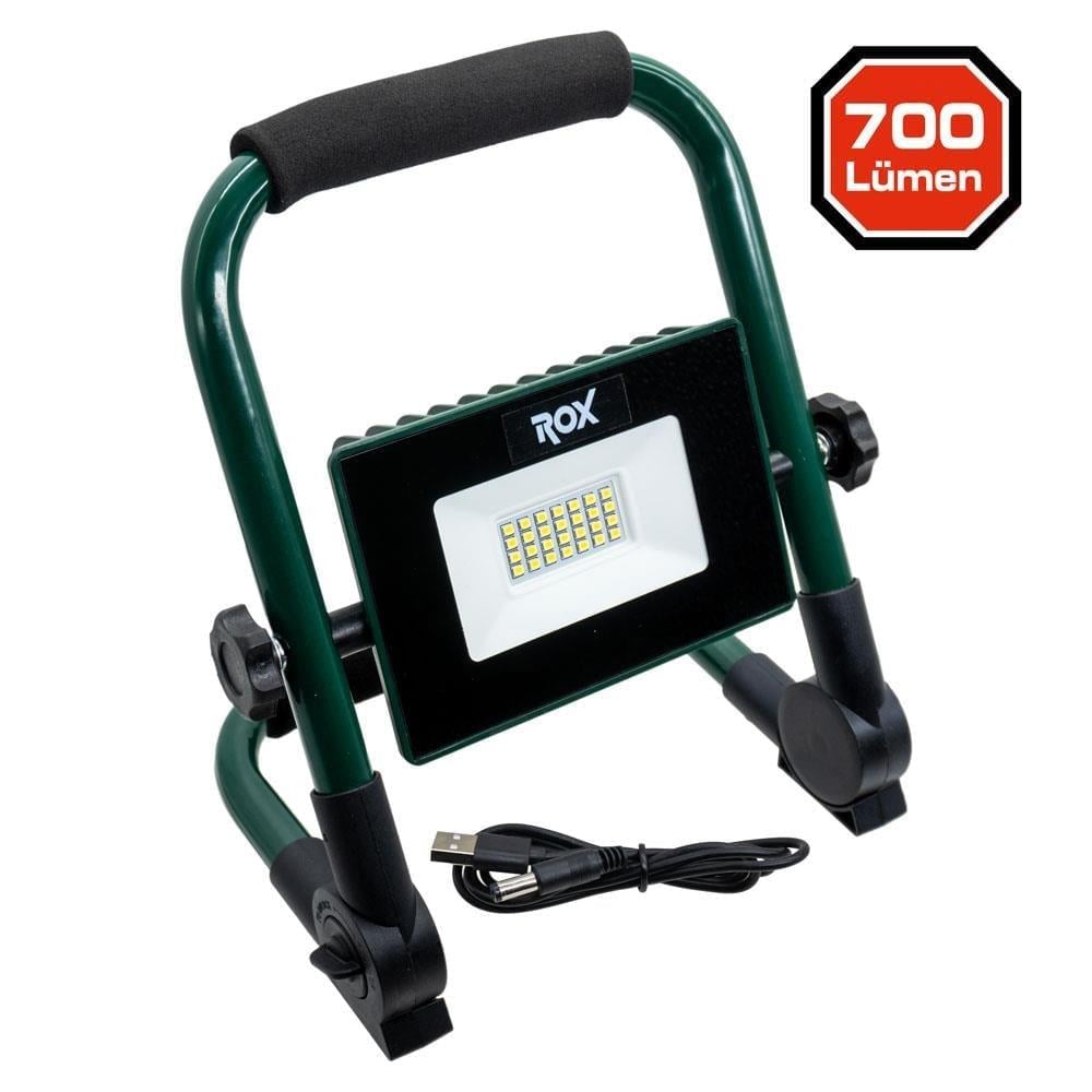 ROX Outdoor Şarjlu Genel Amaçlı Projektör Çalışma Feneri 700 Lümen (153ROX0227)