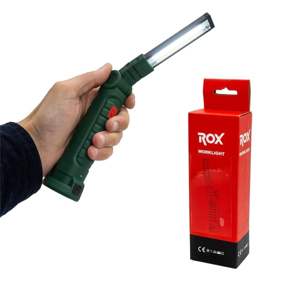 ROX Şarjlı Katlanır Çok Amaçlı Çalışma Feneri 200 Lümen (153ROX0226)