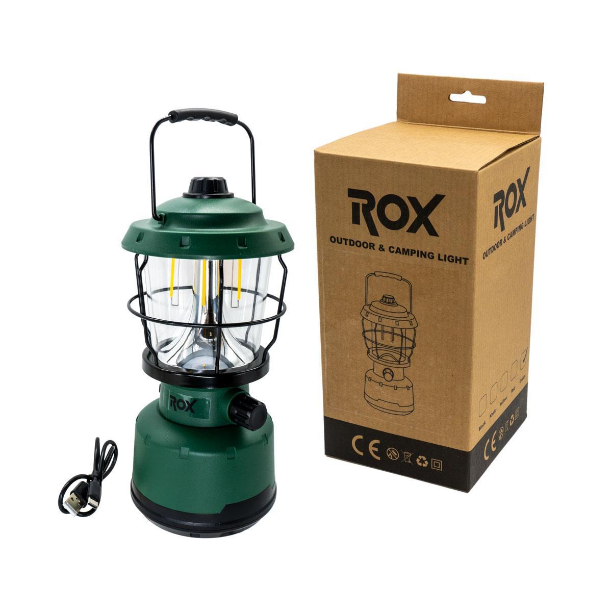 ROX Şarjlı Retro Outdoor Kamp Feneri 500 Lümen (153ROX0217)
