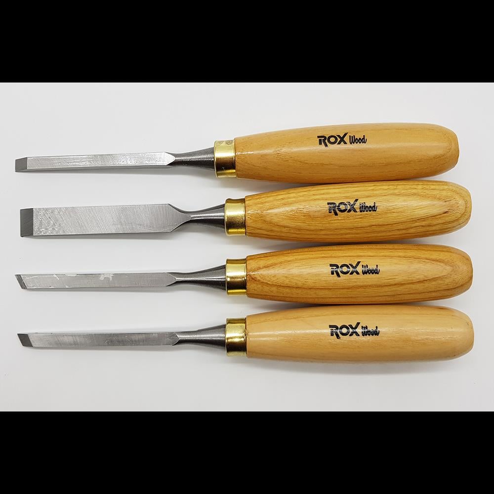 ROX Wood 12 Parça El Tipi Ahşap Oyma Seti 15399086