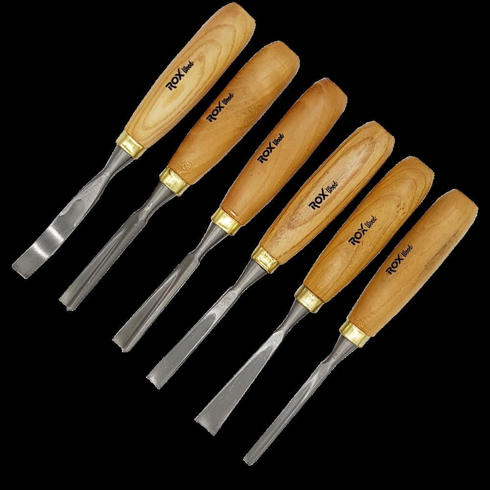 ROX Wood 12 Parça Iskarpela Seti (Ahşap Kutulu) 15399097