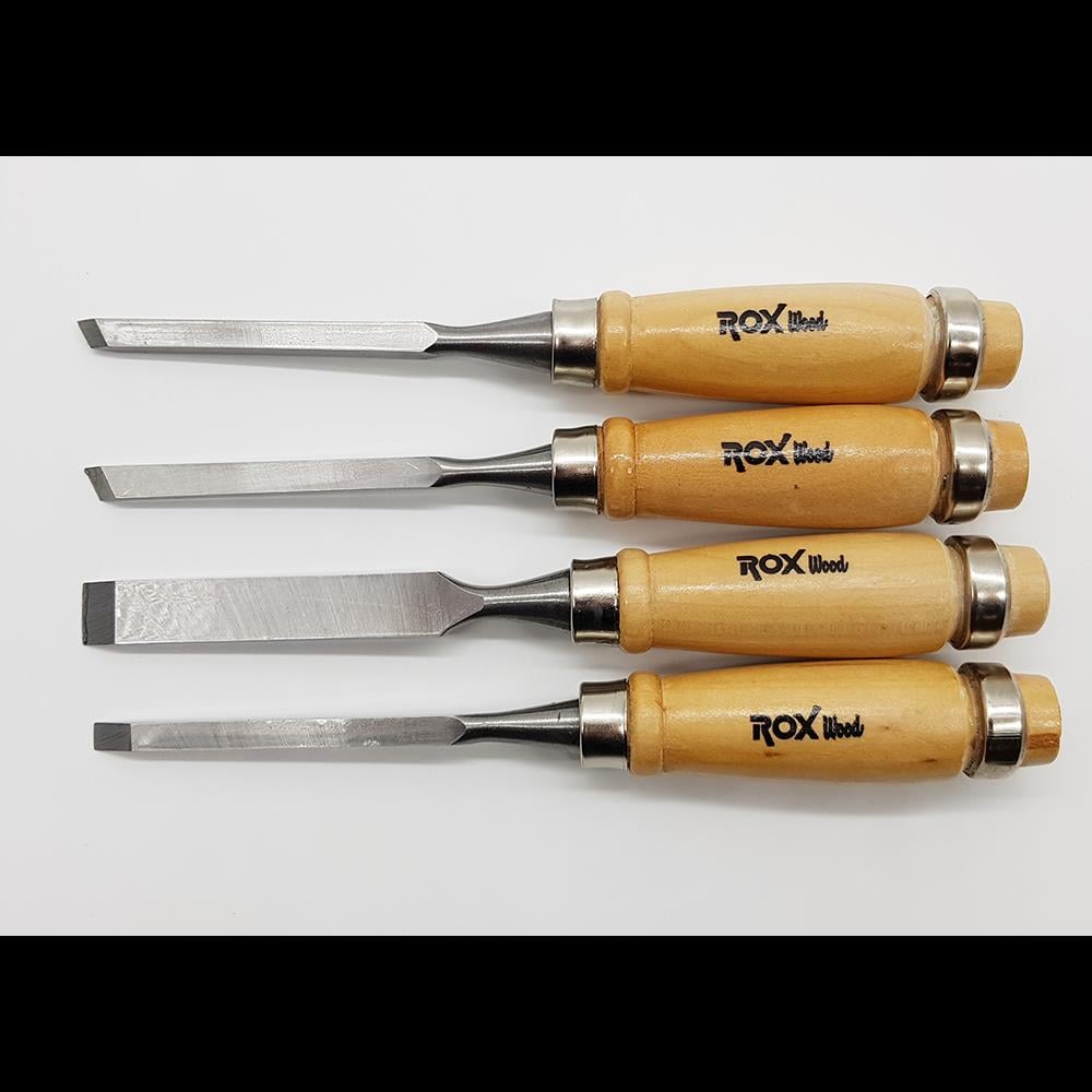 ROX Wood 12 Parça Tokmak Tip Ahşap Oyma Seti (15399084)