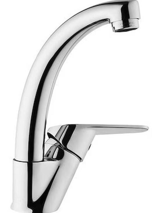 Sardıcı BTR-1002 Kuğu Mutfak Bataryası Eviye Musluğu Çift Su Girişli