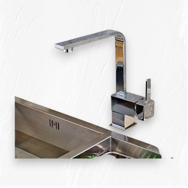 Sardıcı BTR-1036 Kare Lavabo Bataryası Kısa L Boru