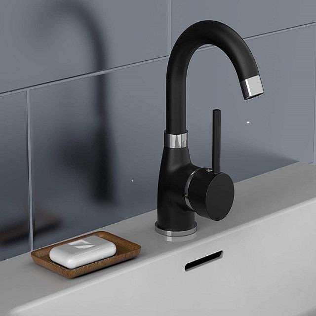 Sardıcı BTR 1040-1023 Lavabo Bataryası Mat Siyah