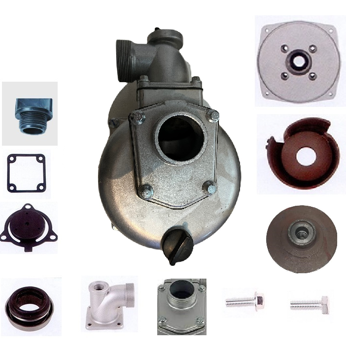 Su Motoru Pompa Gövdesi Komple 2'' (Vidalı Motorlar İçin)