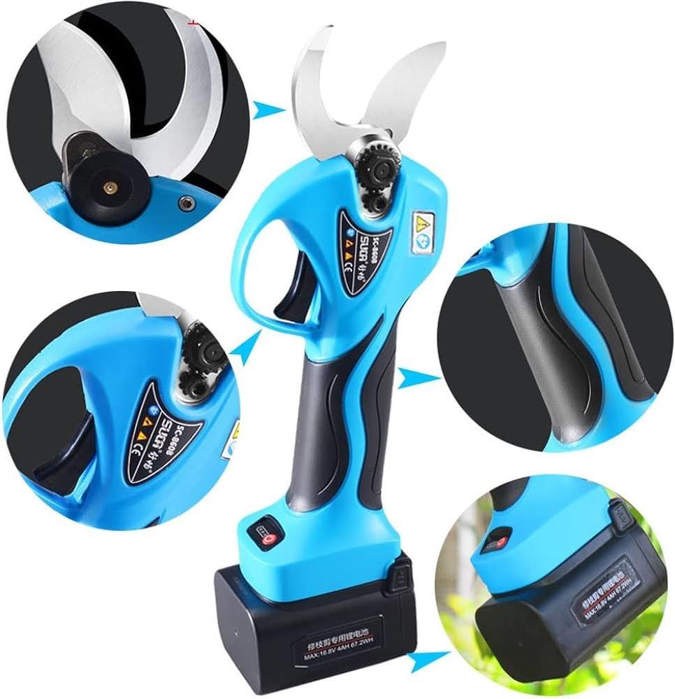 Suca SC 8608A LED Ekranlı Akülü Şarjlı Budama Makası 38 mm