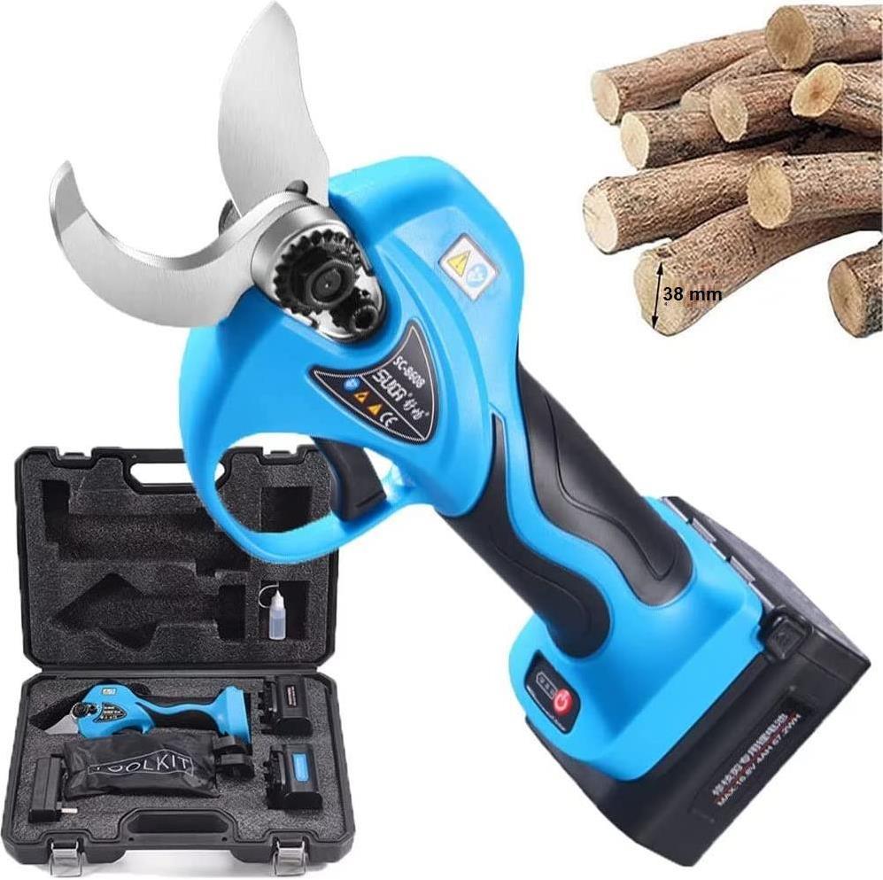 Suca SC 8608A LED Ekranlı Akülü Şarjlı Budama Makası 38 mm