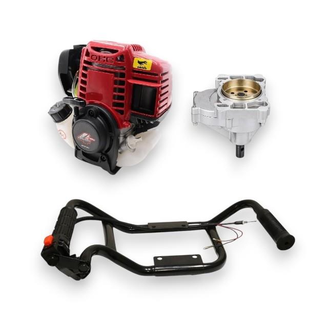 Toprak Burgu Makinası 4 Zamanlı Motor Ve Şanzıman (Burgu Ucu Dahil Değil)
