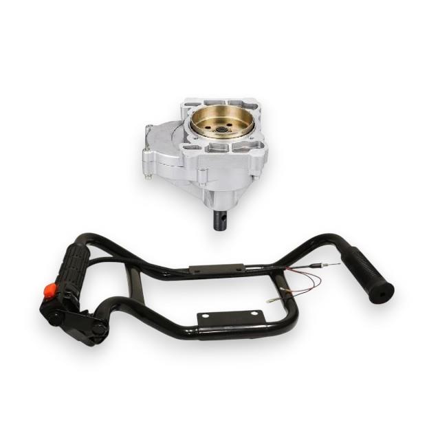 Toprak Burgu Makinası Şanzıman ve Tetikli Tutma Kolu Şase