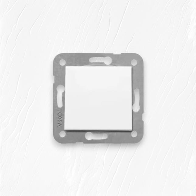 Viko Karre Beyaz Anahtar-Meridian Çerçevesiz