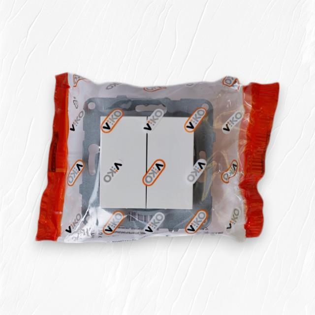 Viko Karre-Meridian Beyaz Komütatör Çerçevesiz