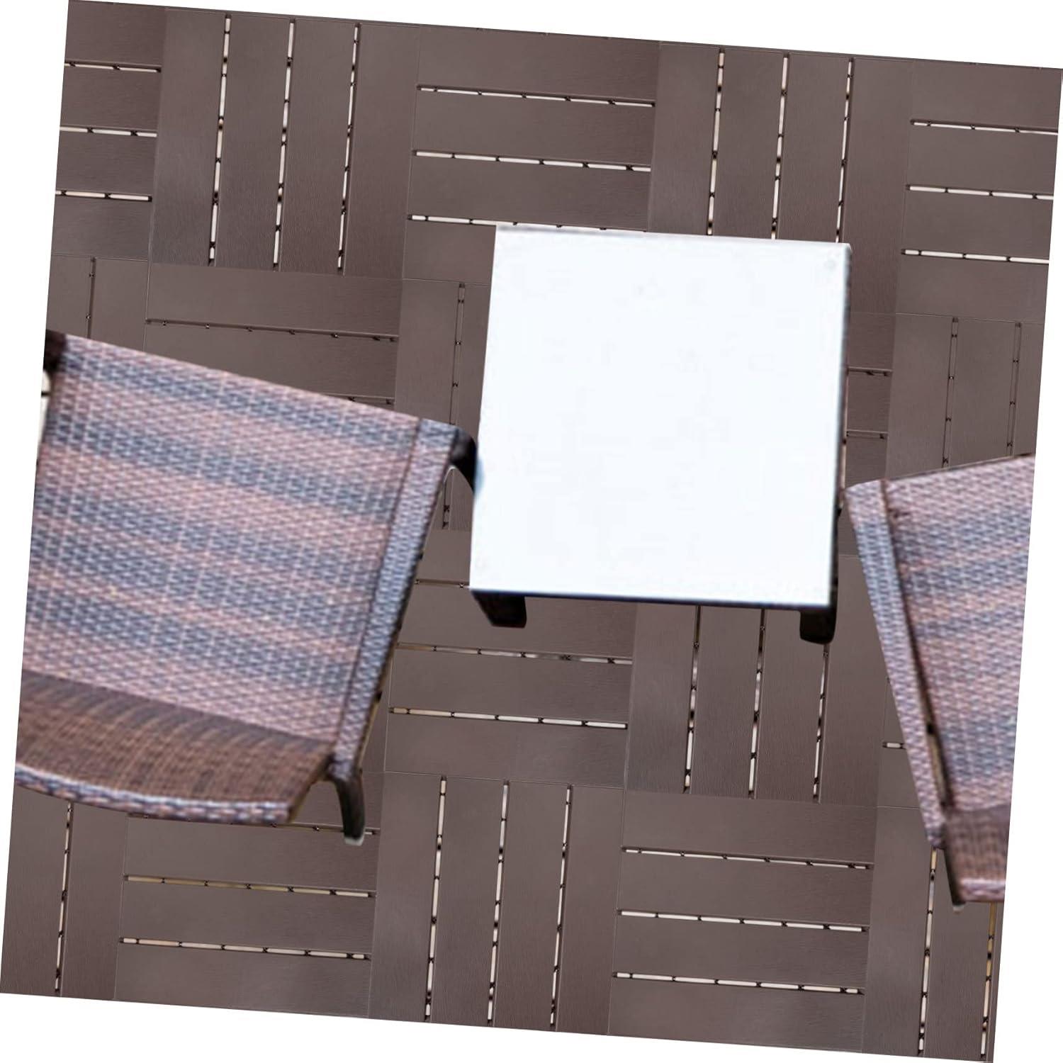 Violet House Plastik Parke Desenli Yer Zemin Döşemesi Teras ve Bahçe Parkesi 9 adet- 1 m2 Latte