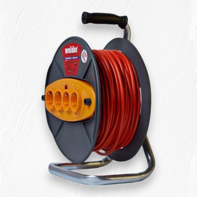 Welder Makaralı Uzatma Kablo 50 mt