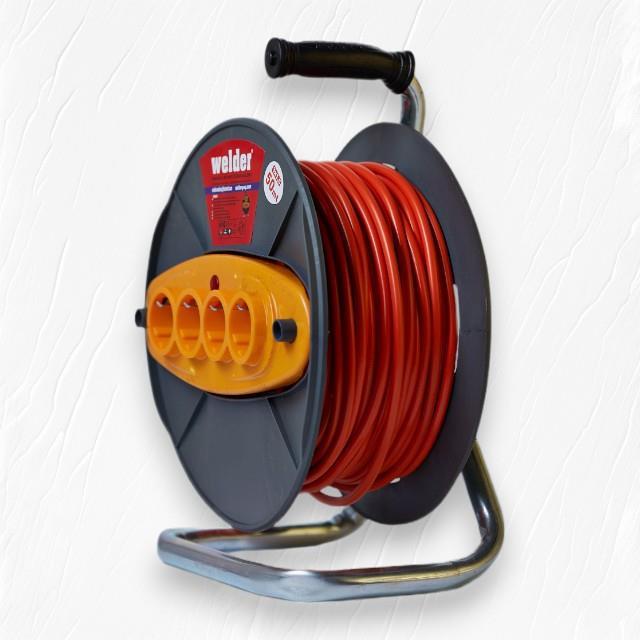 Welder Makaralı Uzatma Kablo 50 mt