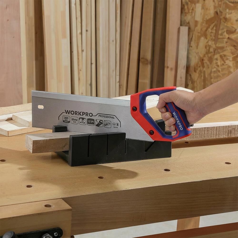 WORKPRO WP215029 300 mm Şevli Klampaj Gönyeli Kesme Kutusu