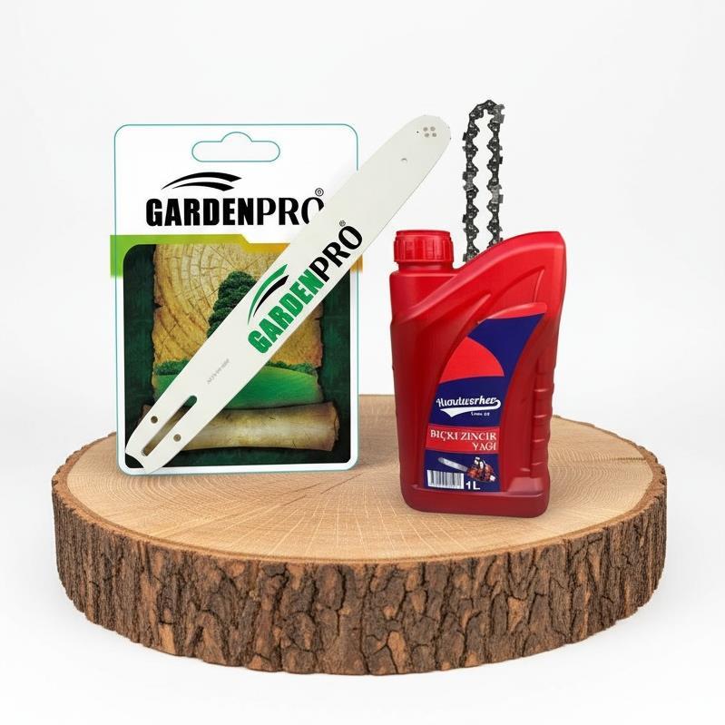 Zomax 5010-5020-5030-4620 Motorlu Testere Kılavuzu,Yağ Ve Zinciri