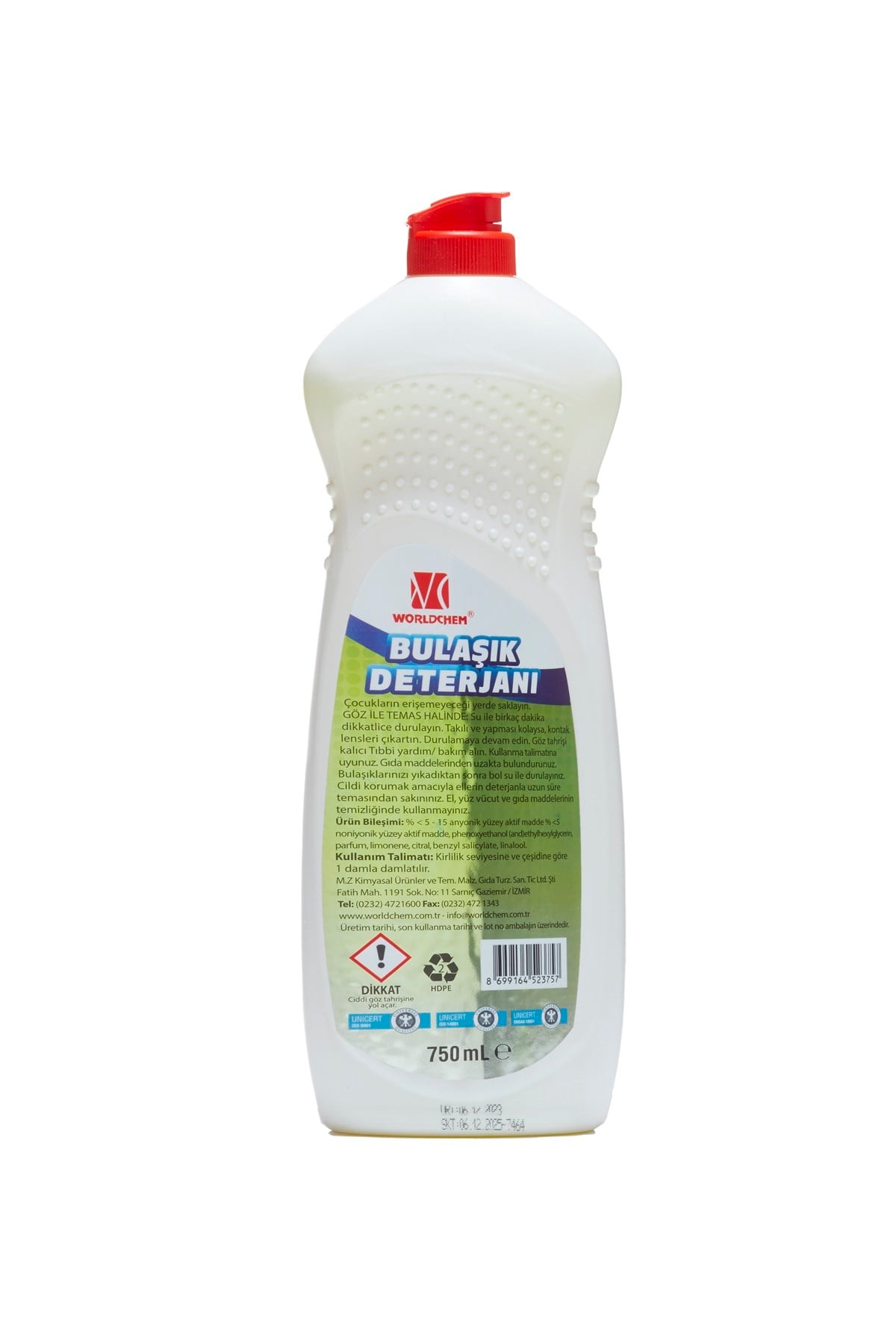 Bitkisel Bulaşık Deterjanı Elde Vegan Çevre Dostu Helal Sertifikalı 750 ml