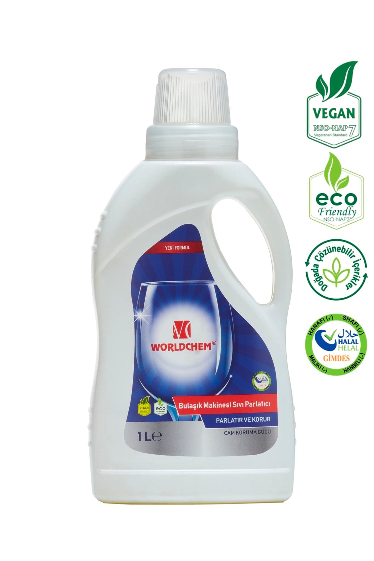 Vegetable Dishwasher Rinse Aid Vegan Eco-Friendly 1 lt